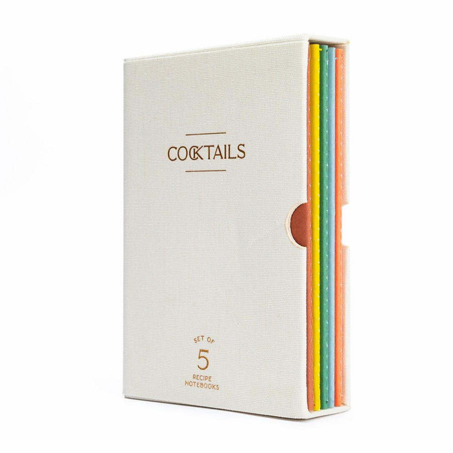 * Tabletop | Cocktail Recipe Box Set By Designworks Ink.