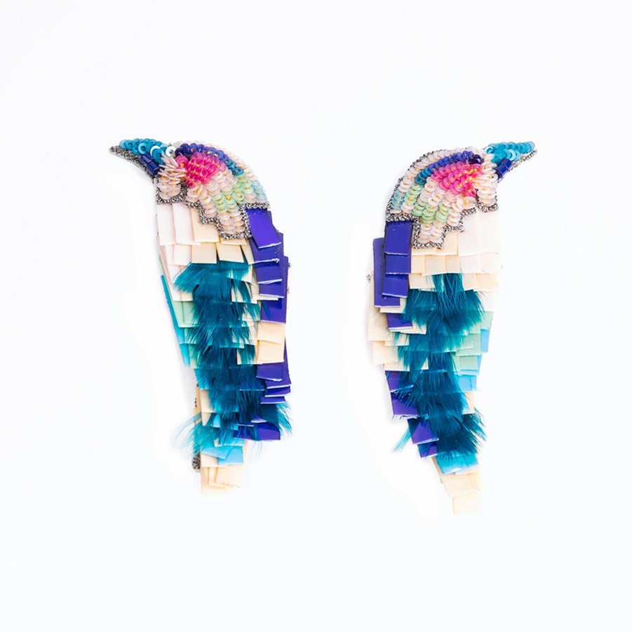 * Earrings | Bird Earrings In Multi By Mignonne Gavigan