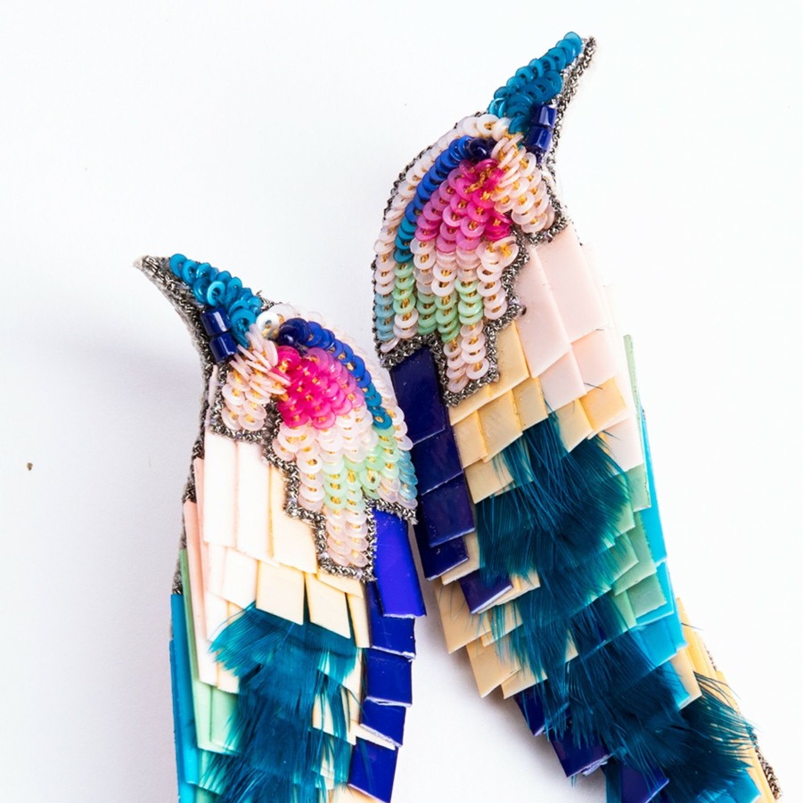 * Earrings | Bird Earrings In Multi By Mignonne Gavigan