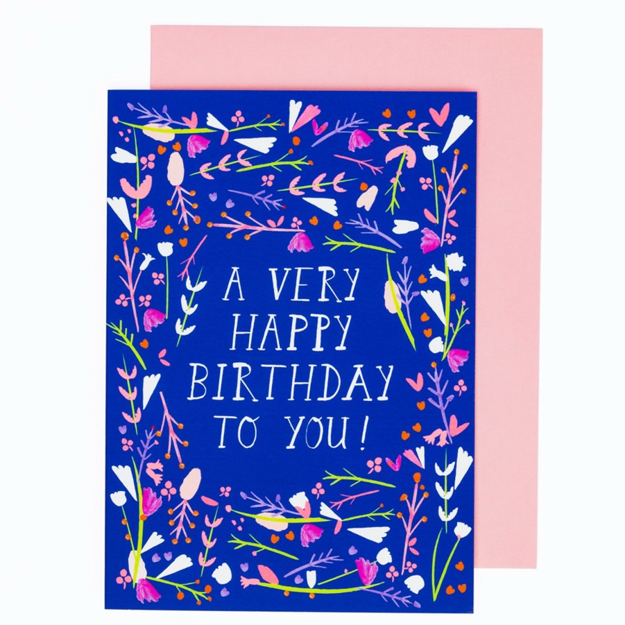 * Stationery & Cards | Happy Birthday Dear Friend Card By Mr. Boddington'S Studio