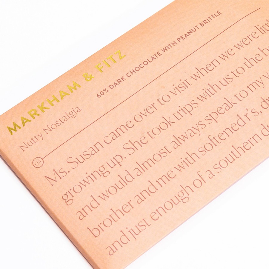 * Pantry | Nutty Nostalgia Chocolate Bar By Markham & Fitz