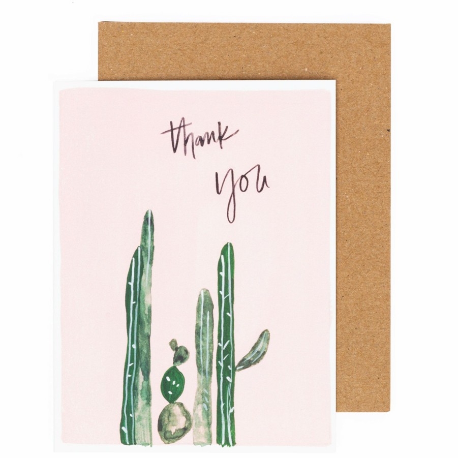 * Stationery & Cards | Cactus Thank You Card By Pen + Pillar