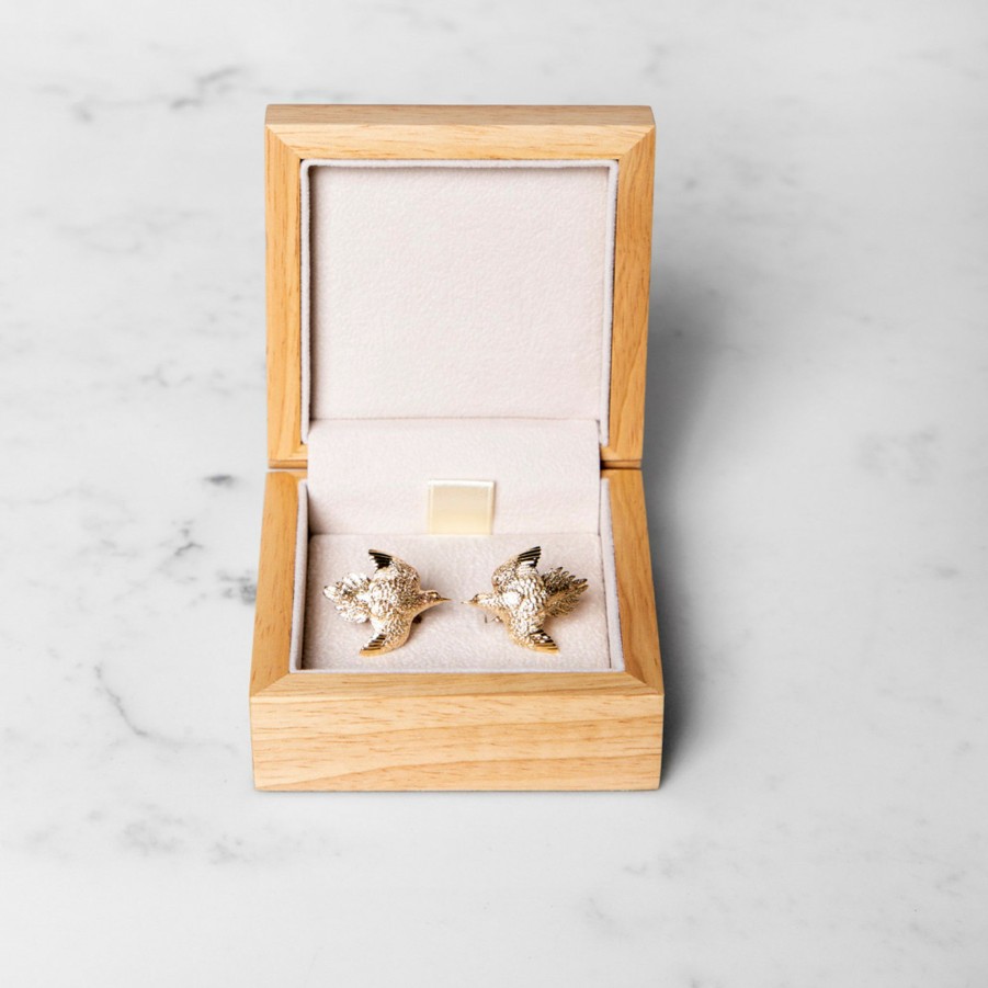 * Men'S Accessories | Gold Dove Cufflinks By Grainger Mckoy