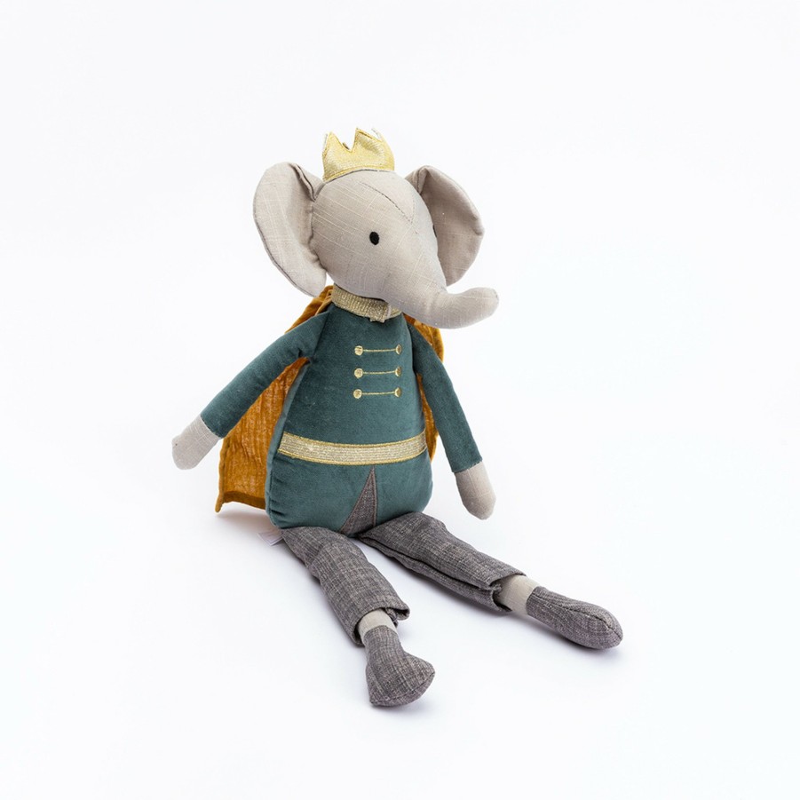 * For Kids | Elroy Elephant Prince Doll By Mon Ami