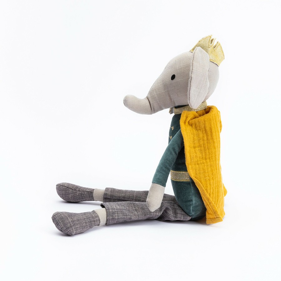 * For Kids | Elroy Elephant Prince Doll By Mon Ami