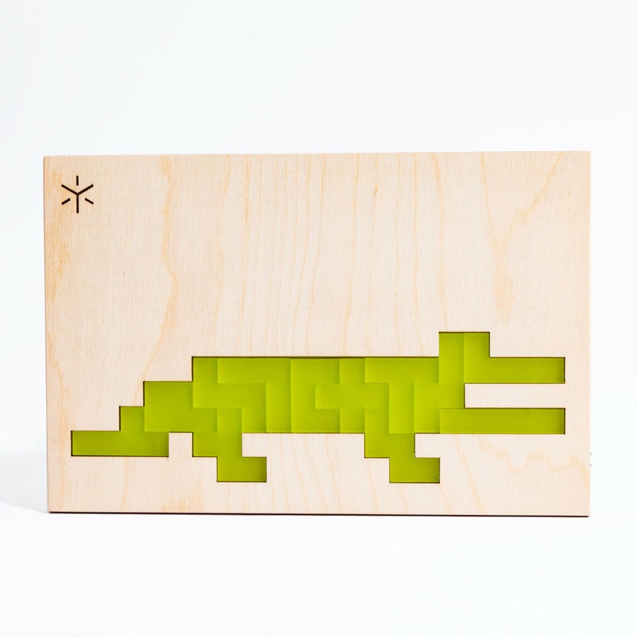 * For Kids | Crocodile Pentomino Puzzle By Bright Beam Goods