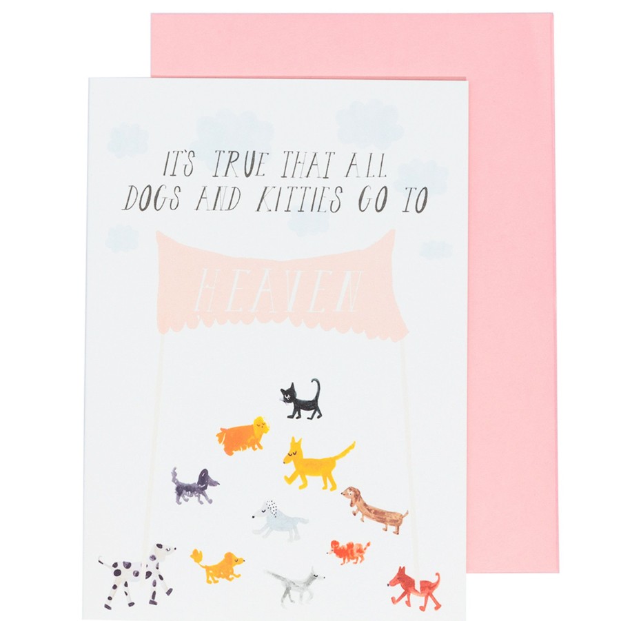 * Stationery & Cards | Doggies In Heaven Card By Mr. Boddington'S Studio