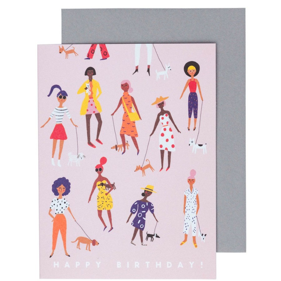 * Stationery & Cards | Dog Walking Birthday Card By Carolyn Suzuki Goods