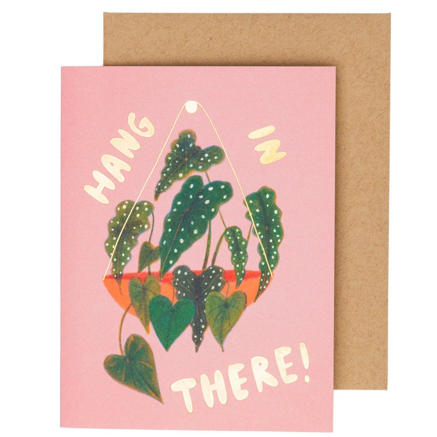 * Stationery & Cards | Hang In There Begonia Card By Carolyn Suzuki