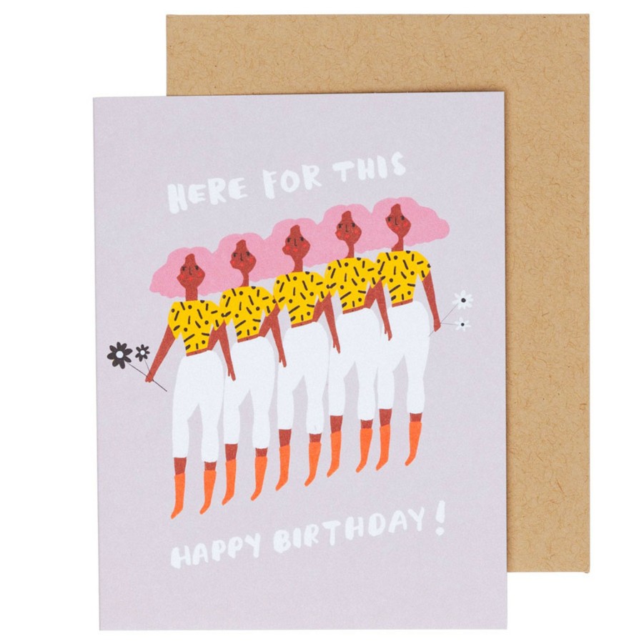 * Stationery & Cards | Here For This Birthday Card By Carolyn Suzuki