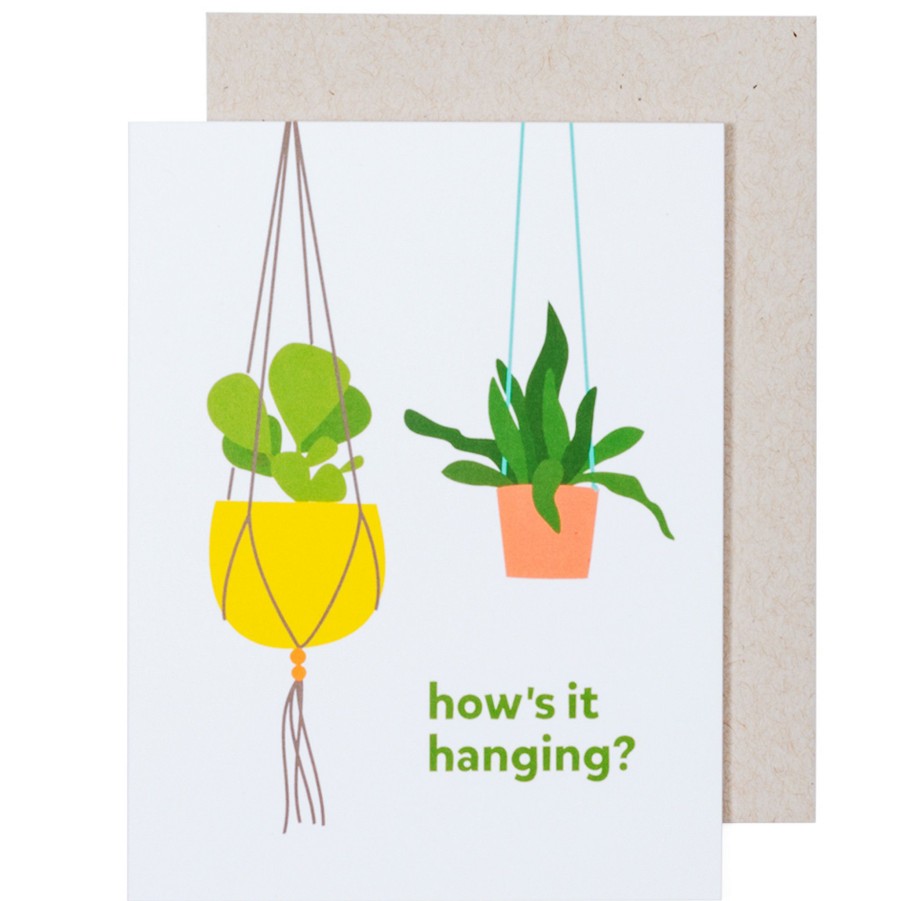 * Stationery & Cards | How'S It Hanging Card By Graphic Anthology