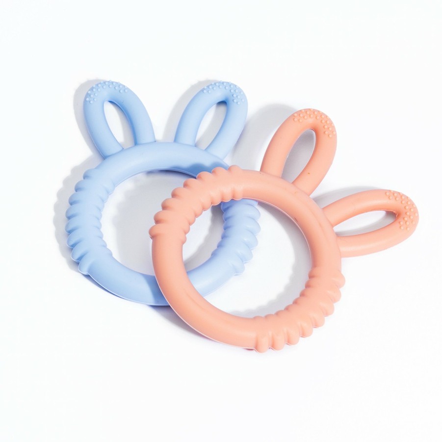 * For Kids | Silicone Bunny Teether By Three Hearts