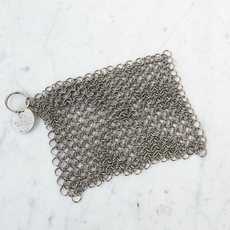 * Kitchen Accessories | Stainless-Steel Chain Mail Scrubber By Smithey Ironware Co.