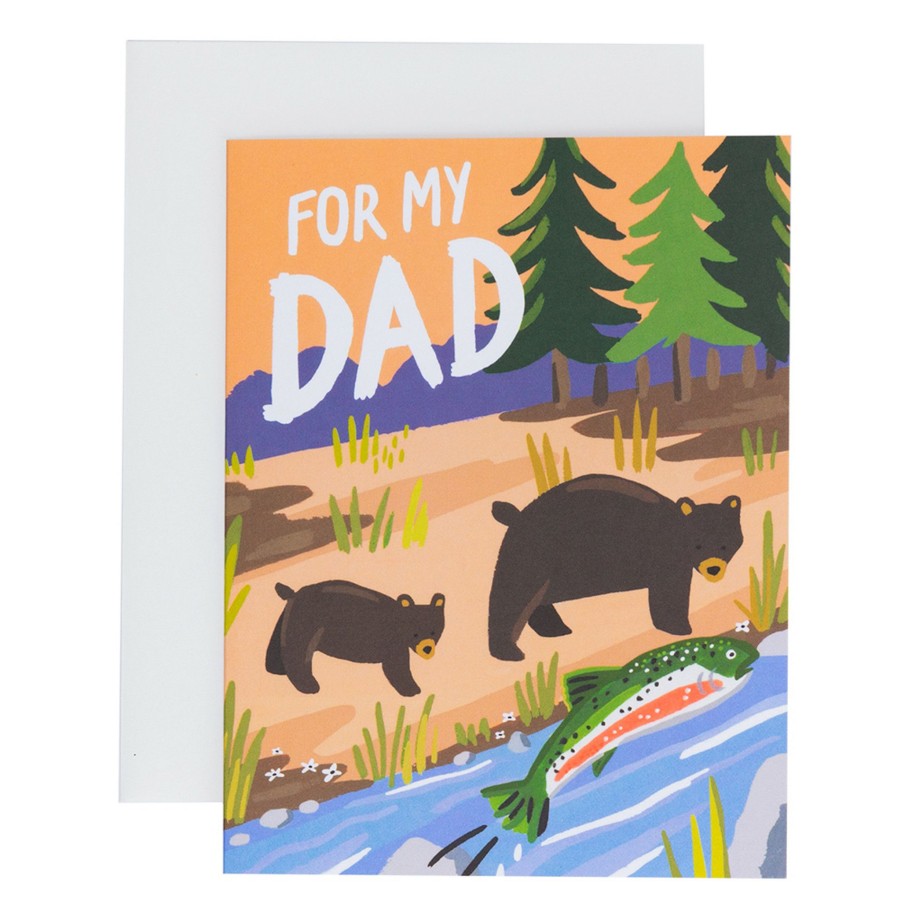 * Stationery & Cards | Fishing Bears Card By Idlewild