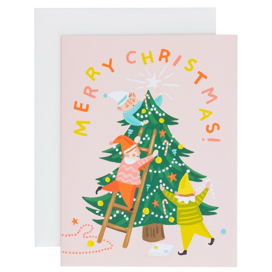 * Stationery & Cards | Elf Tree Card By Idlewild