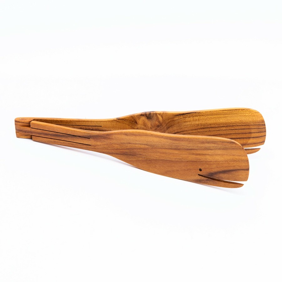 * Tabletop | Teak Whale Tongs By Be Home