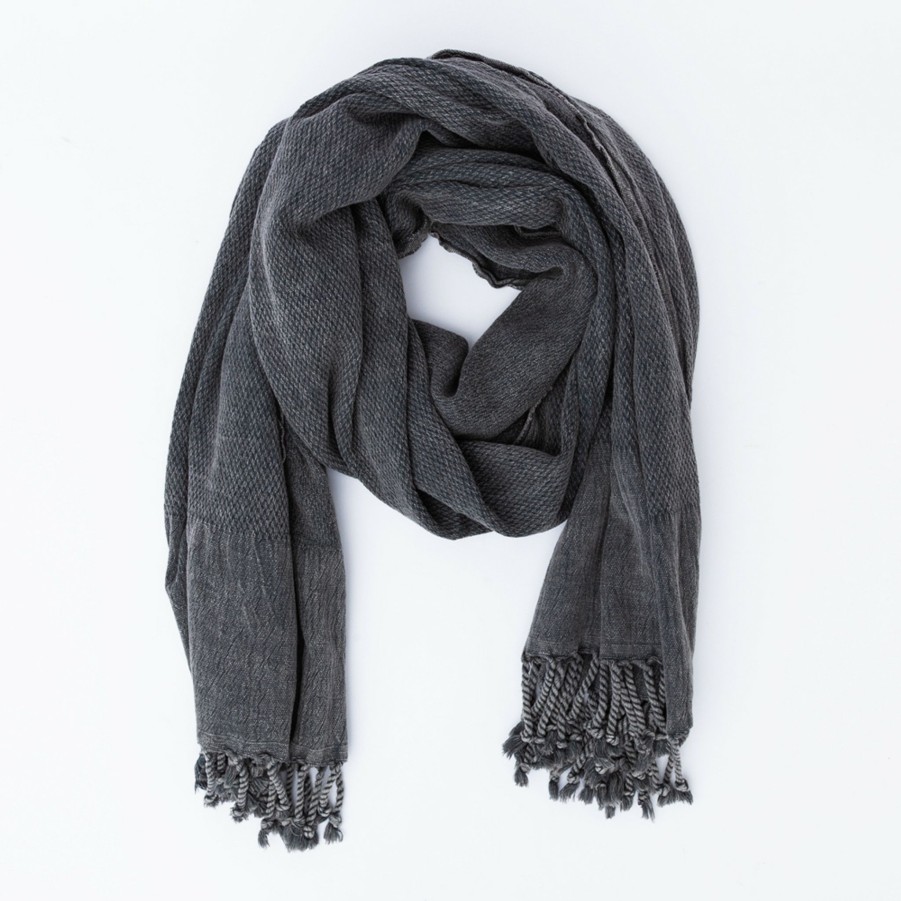 * Decor | Charcoal Washed Towel By Home & Loft