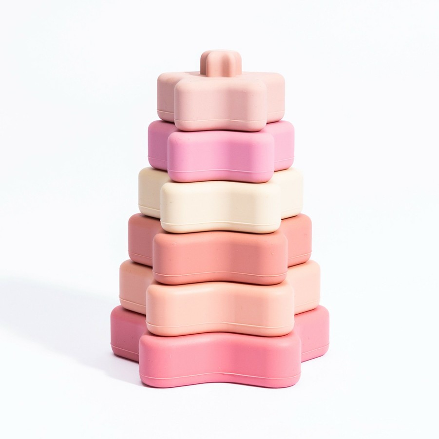 * For Kids | Stella Star Stacker In Mauve By Three Hearts