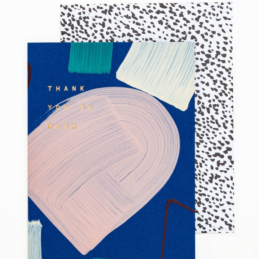 * Stationery & Cards | Blue Thank-You Card By Moglea