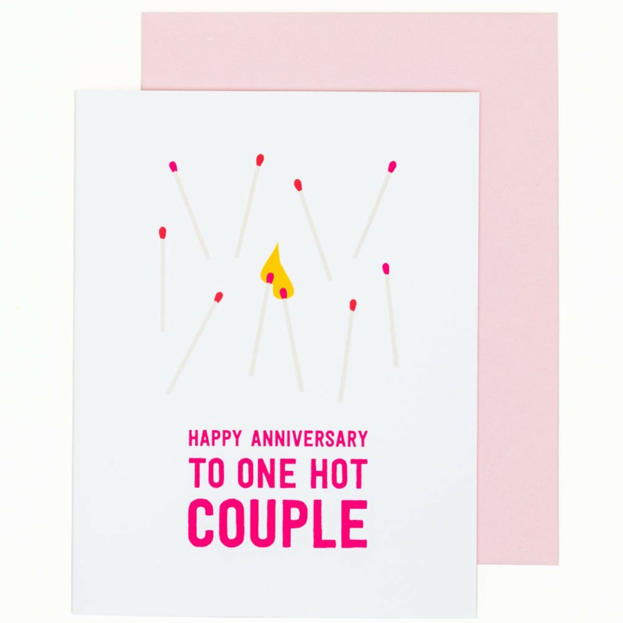 * Stationery & Cards | Hot Couple Anniversary Card By Graphic Anthology