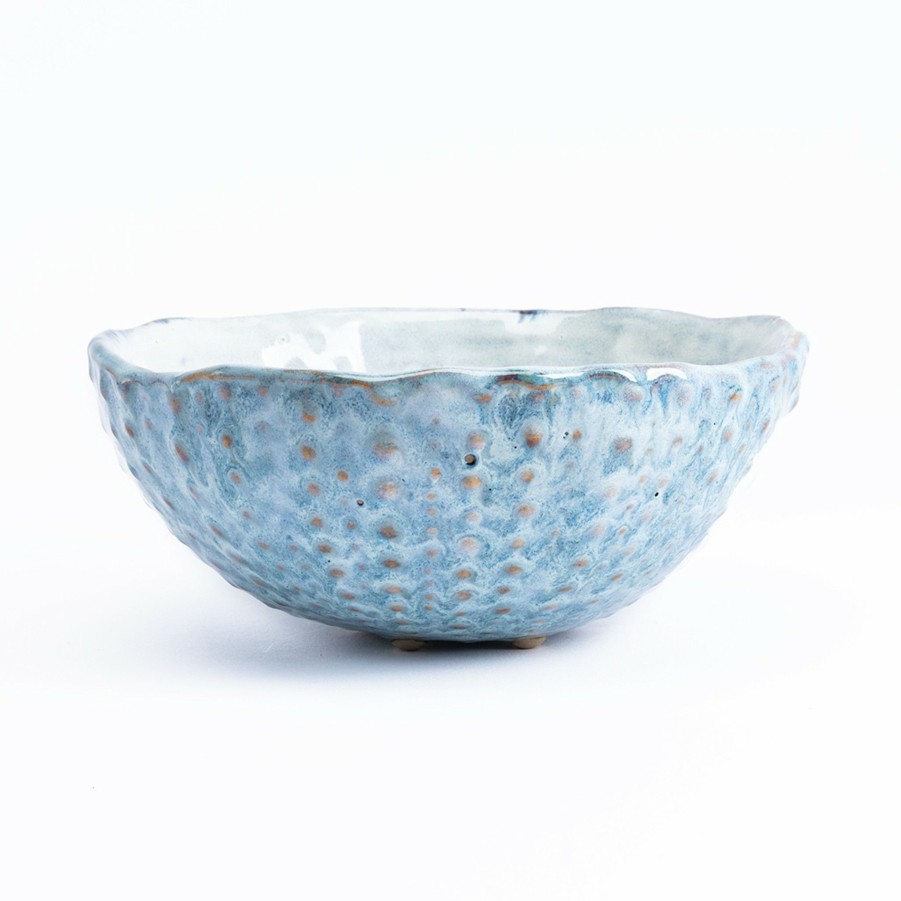 * Tabletop | Urchin Glazed Bowls In Blue By Kiss That Frog