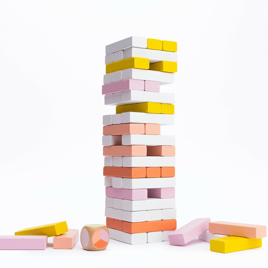 * For Kids | Color Pop Tumbling Tower Game By Designworks Ink.