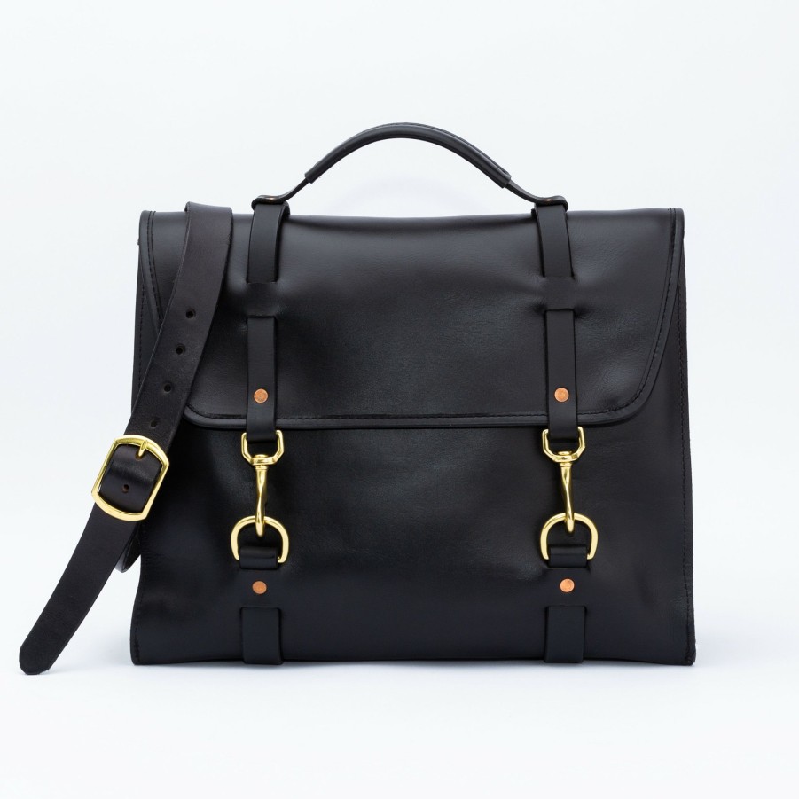 * Women'S Accessories | The Briefcase In Black By Iron Rivet