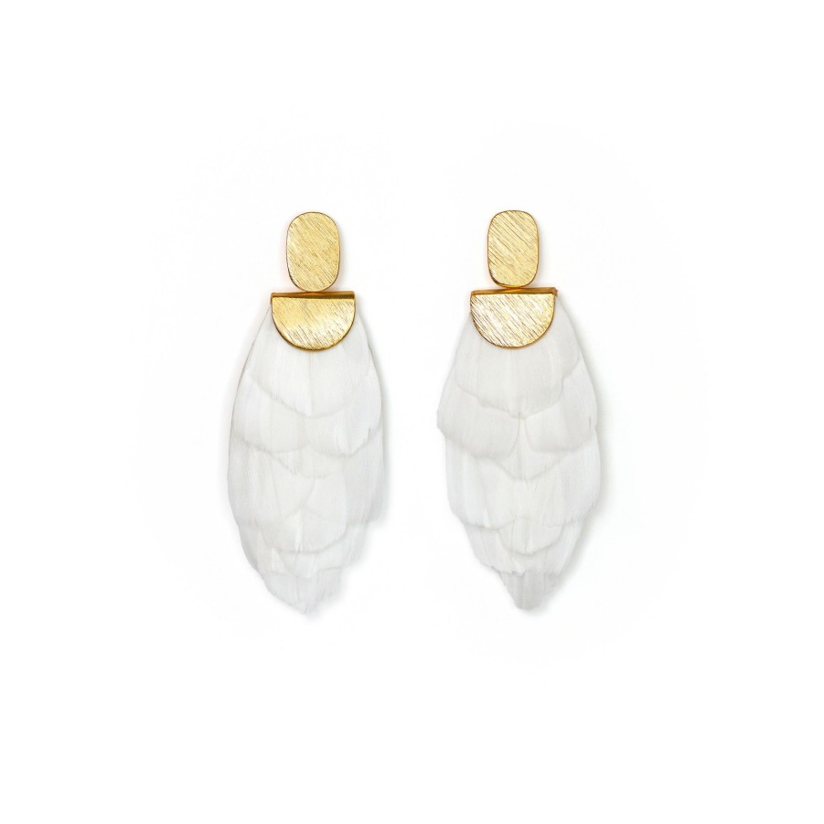 * Earrings | Blanc Drop Earring By Brackish