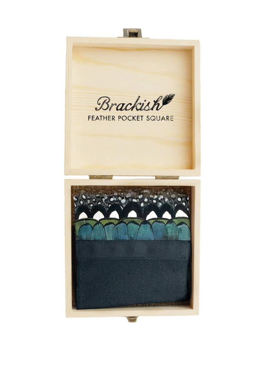 * Men'S Accessories | Big Bay Pocket Square By Brackish