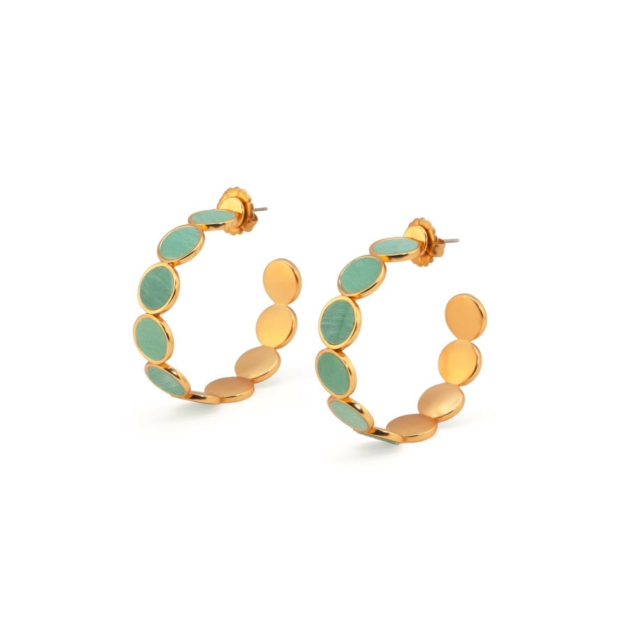 * Earrings | Vanda Hoop Earring By Brackish