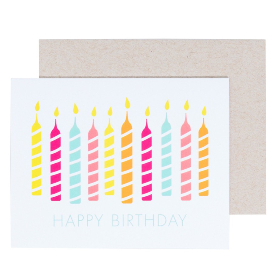 * Stationery & Cards | Birthday Candles Card By Graphic Anthology