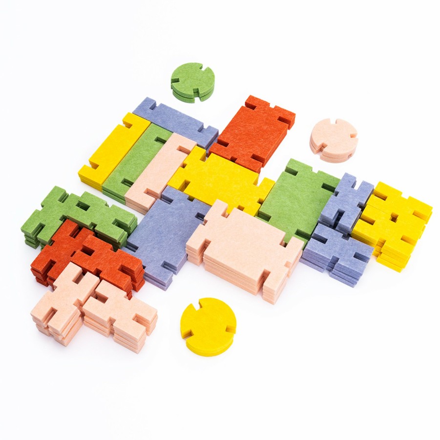 * For Kids | Classic Set Of Interlocking Blocks By Lowercase Toys