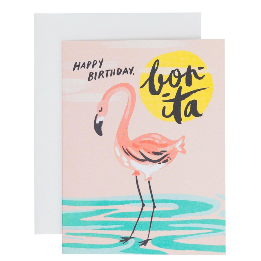 * Stationery & Cards | Flamingo Birthday Card By Idlewild