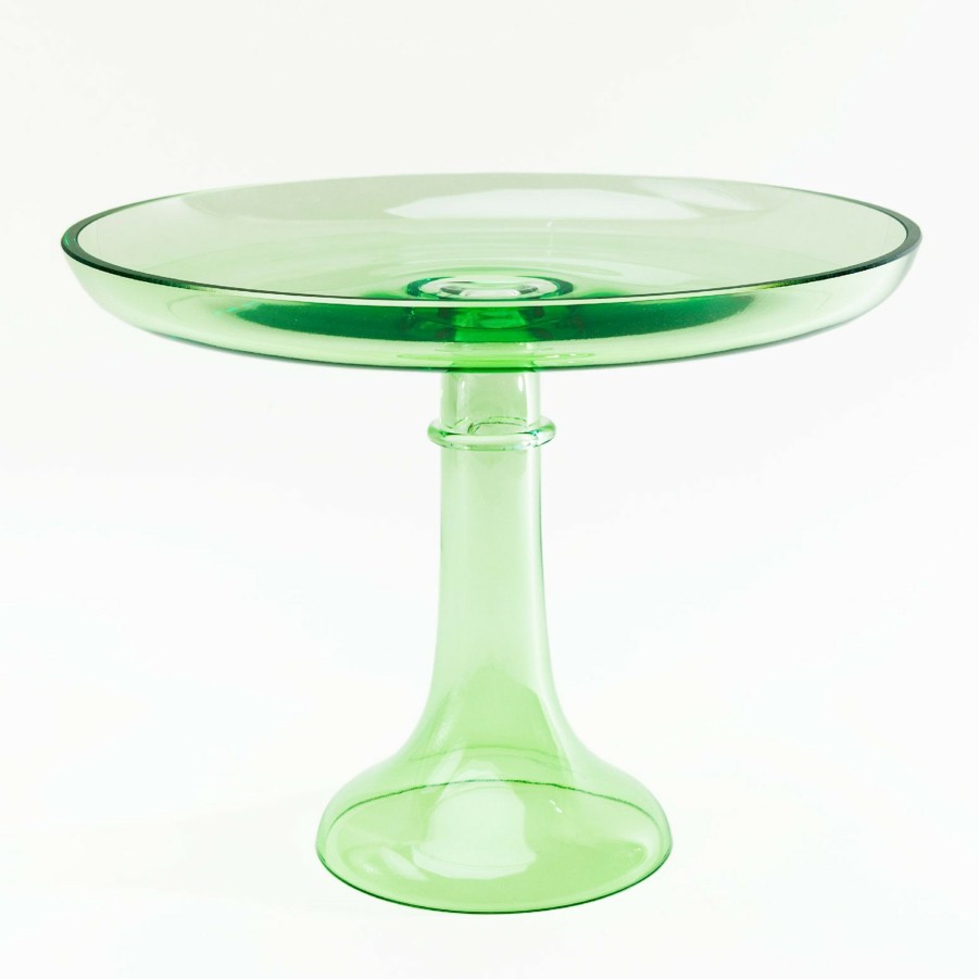 * Tabletop | Cake Stand In Mint By Estelle Colored Glass