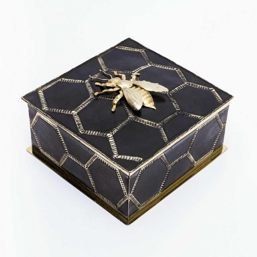 * Decor | Alpaca Bee Keepsake Box By Gogo Jewelry