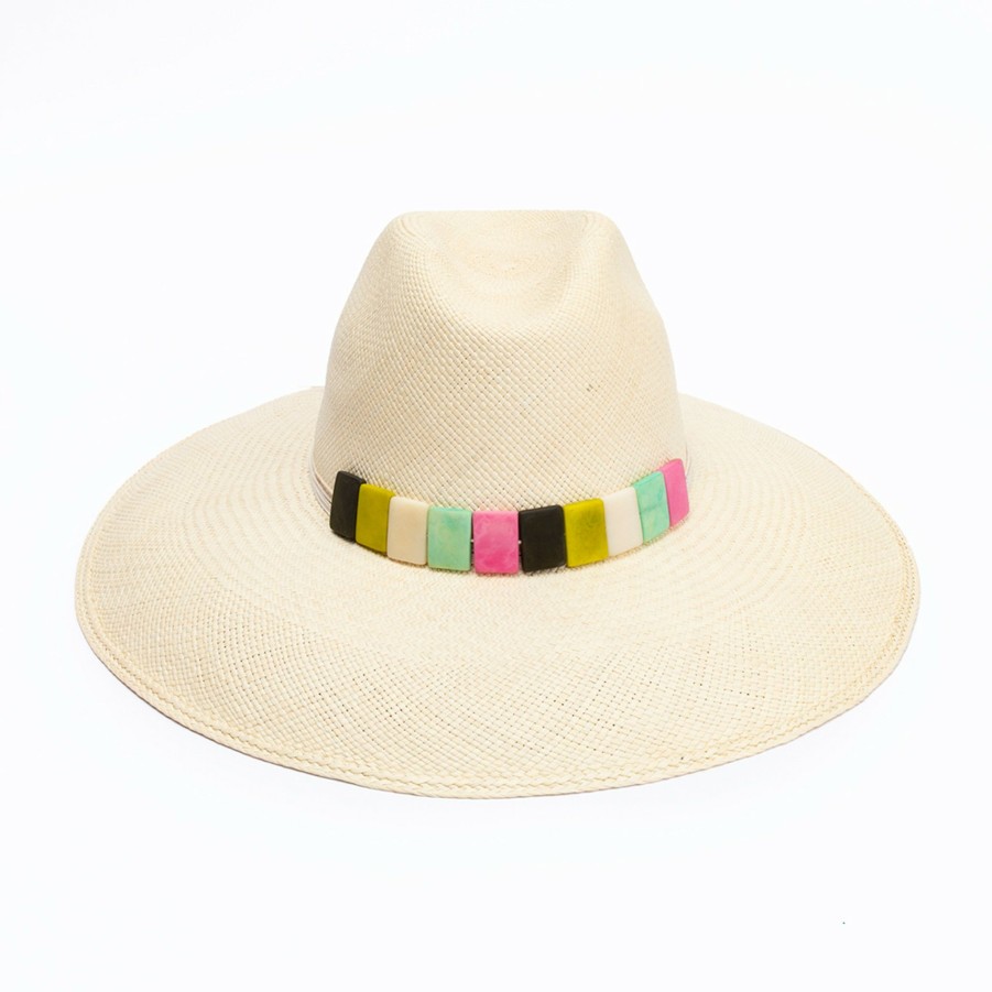 * Women'S Accessories | Antiparos Spring Wide Brim Straw Hat In Natural By Artesano